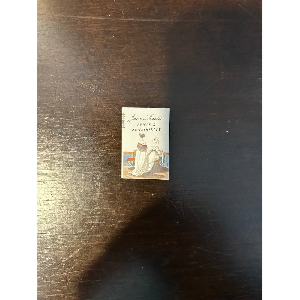 Mini Brands Jane Austen Sense and Sensibility Vintage Classics Paperback Book